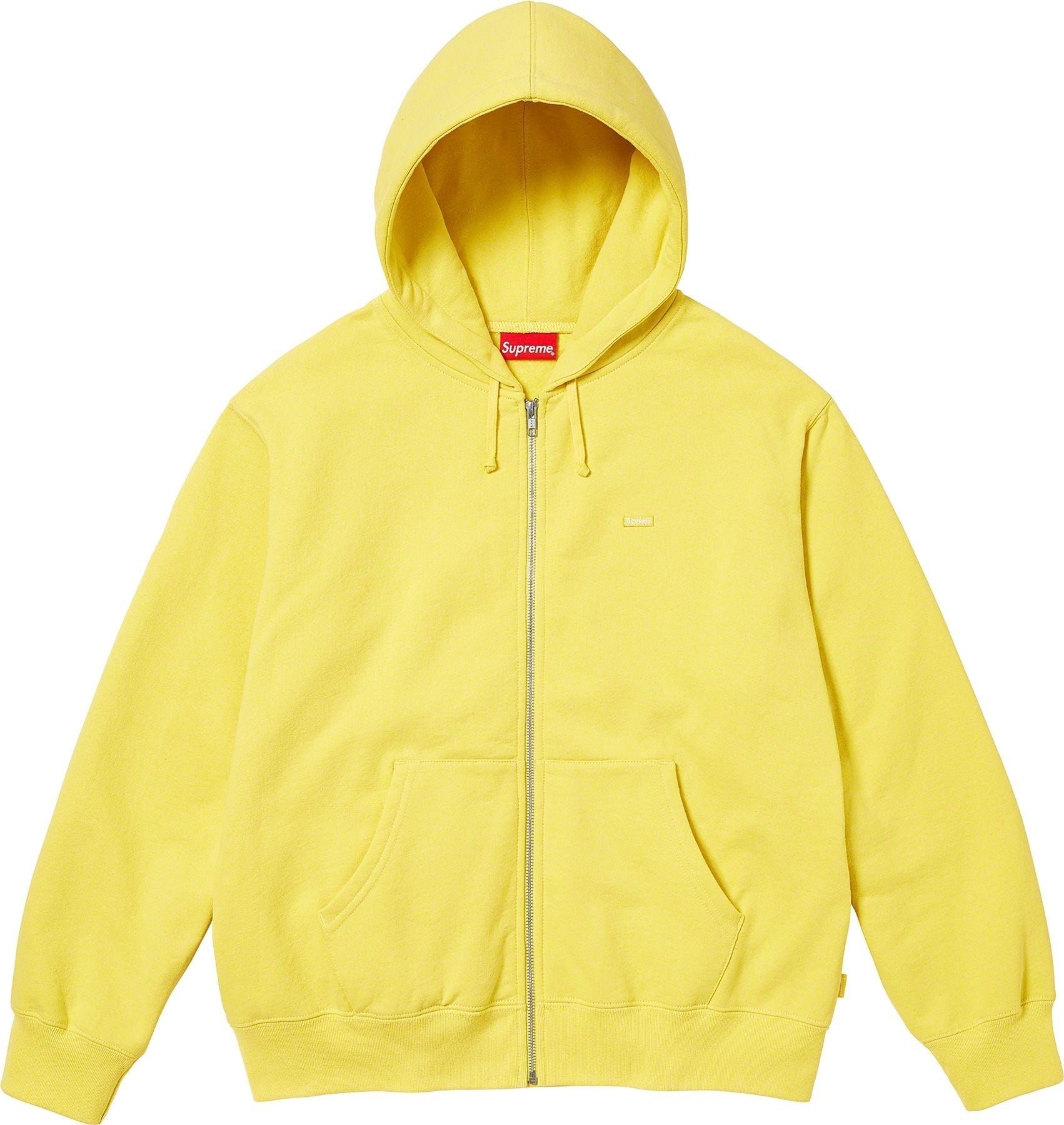 Small Box Zip Up Hooded Sweatshirt view 7